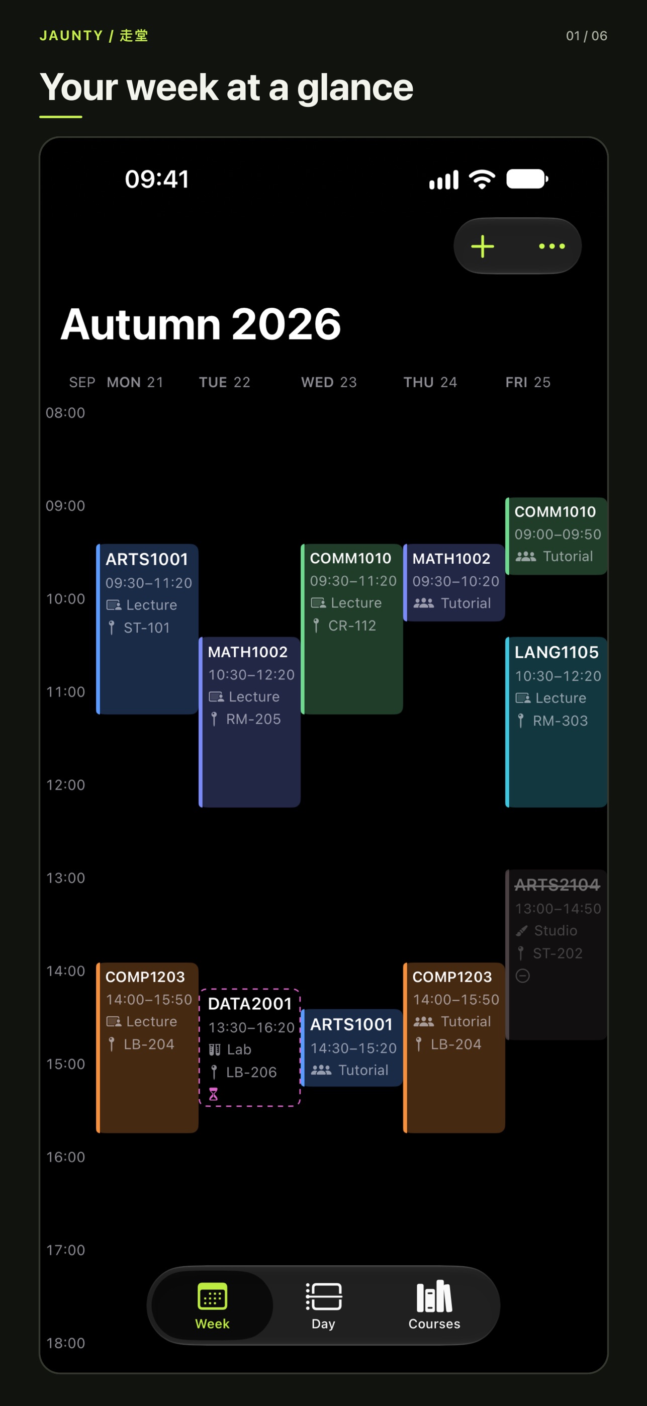 Screenshot 6 of Jaunty: Student Timetable
