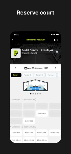 Padel Centar screenshot 2