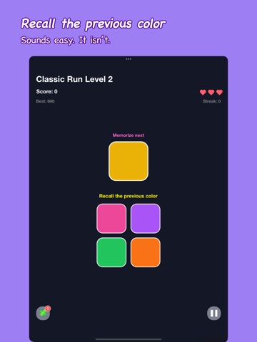 Chroma: Color Memory iPad screenshot