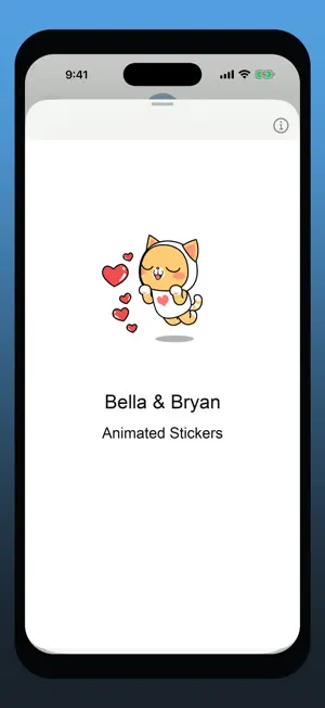 Bella and Bryan Stickers screenshot 1