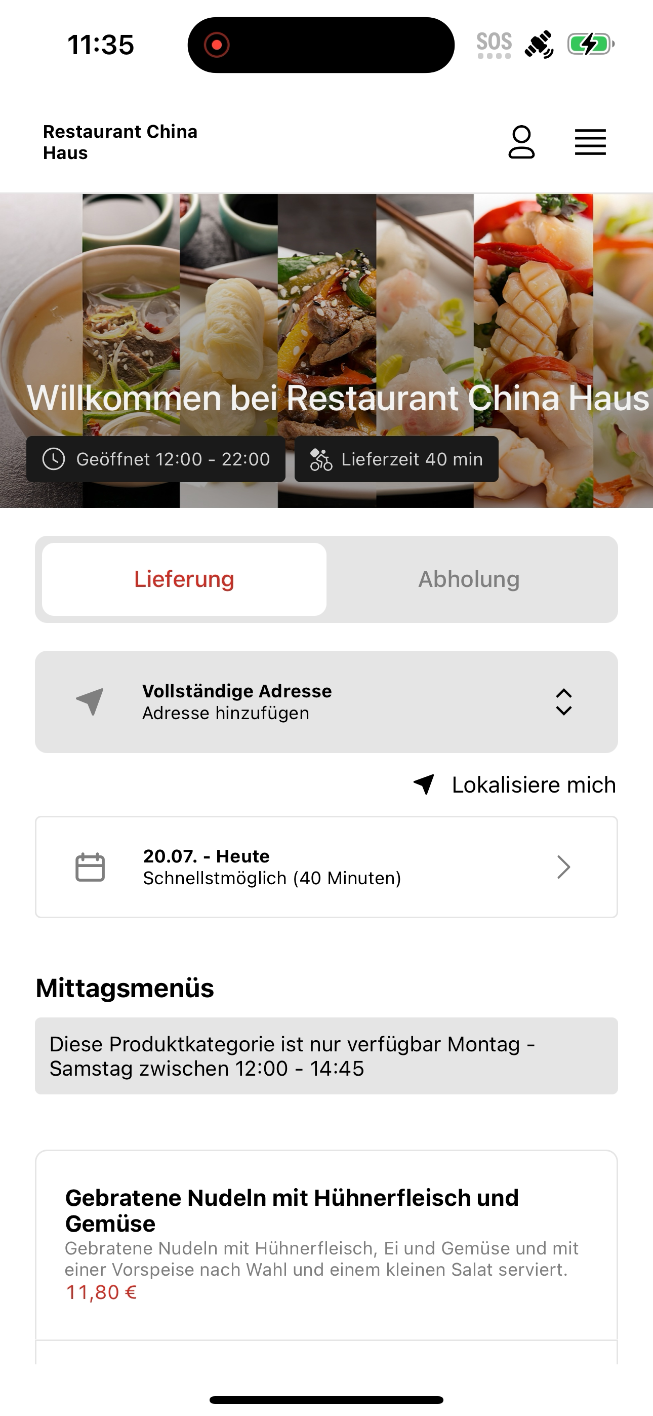 Restaurant China Haus screenshot 6