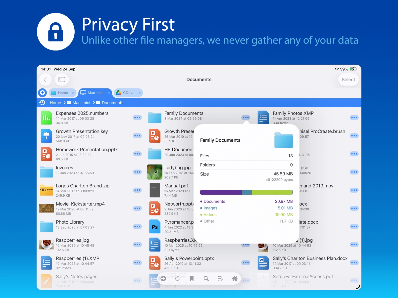 FileBrowser: Documents Manager ipad screenshot 3