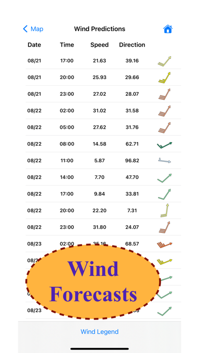Marine Weather-Wind Tide Wave Screenshot