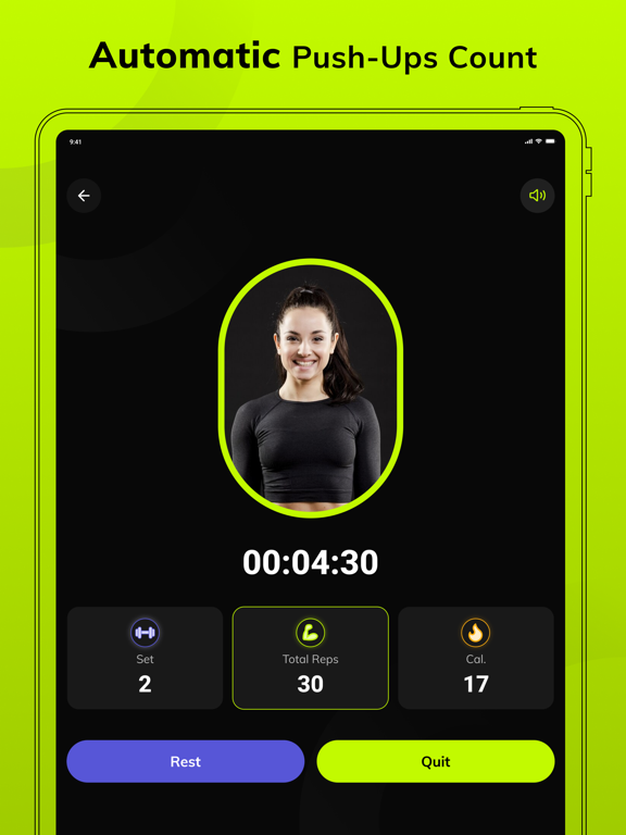 Screenshot #5 pour AI Push Up Counter & Tracker