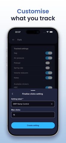 MTB Setup Tracker - BouncyBits Screenshot 7 of 8