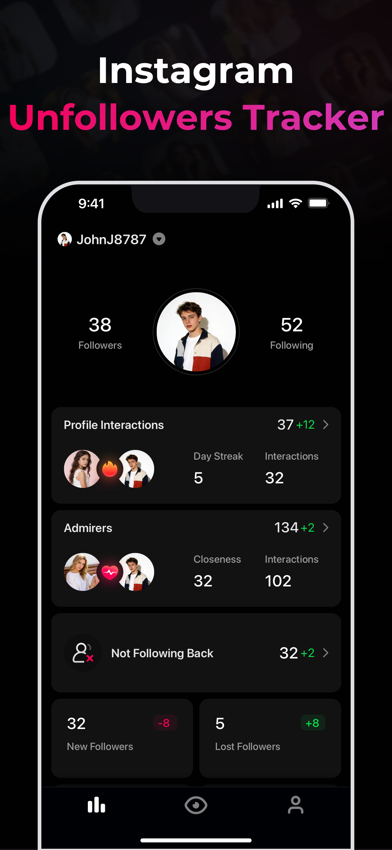 Followers+ Unfollowers Tracker