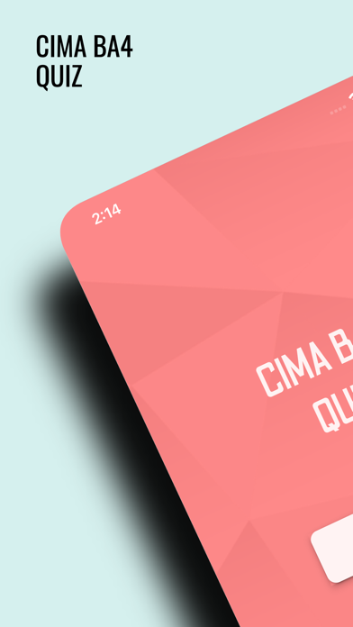 Screenshot #1 pour CIMA BA4 Quiz