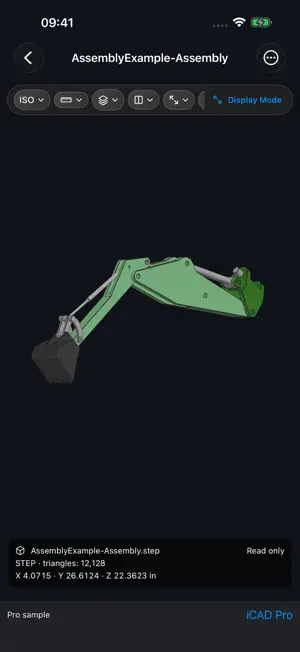 iCAD: CAD Viewer screenshot 1
