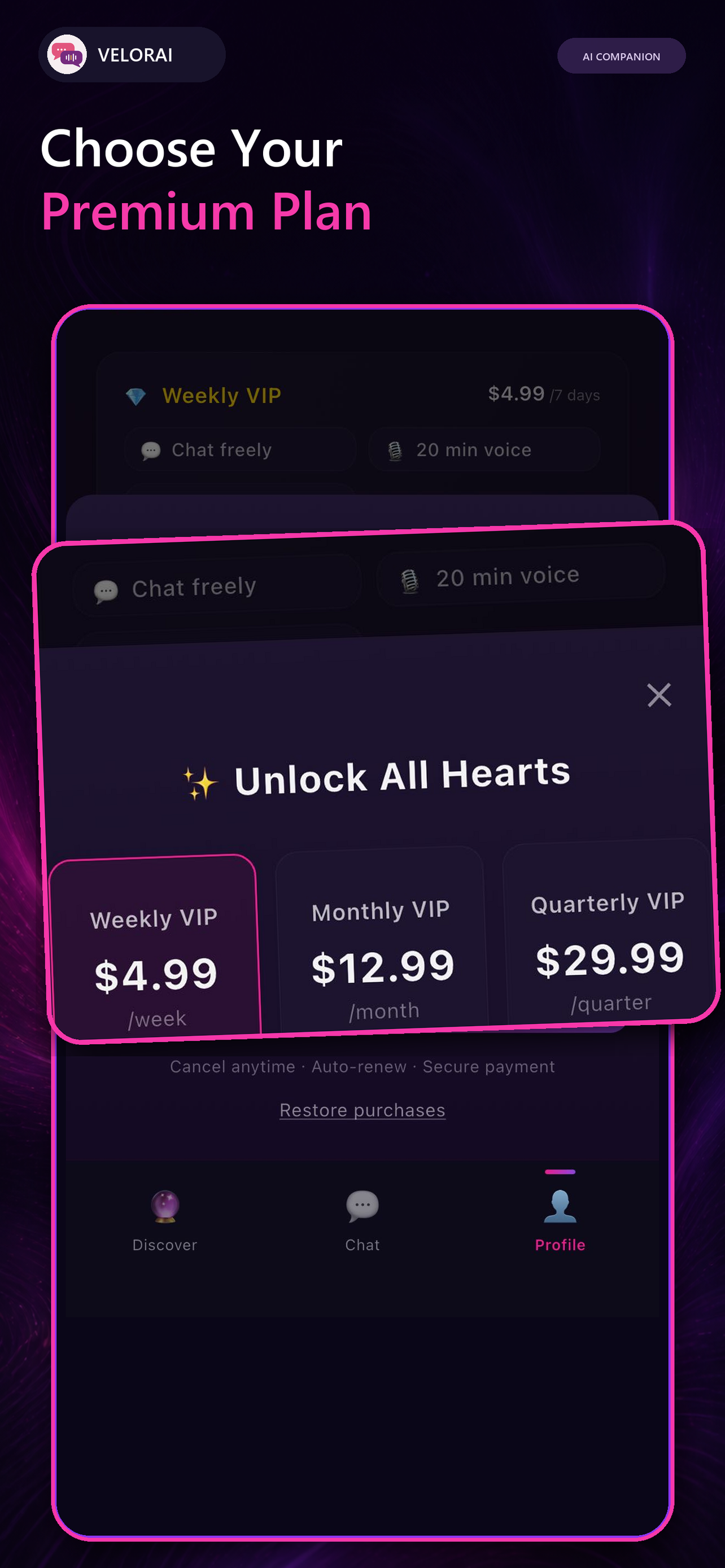 Velorai : AI Chat & Voice screenshot 6