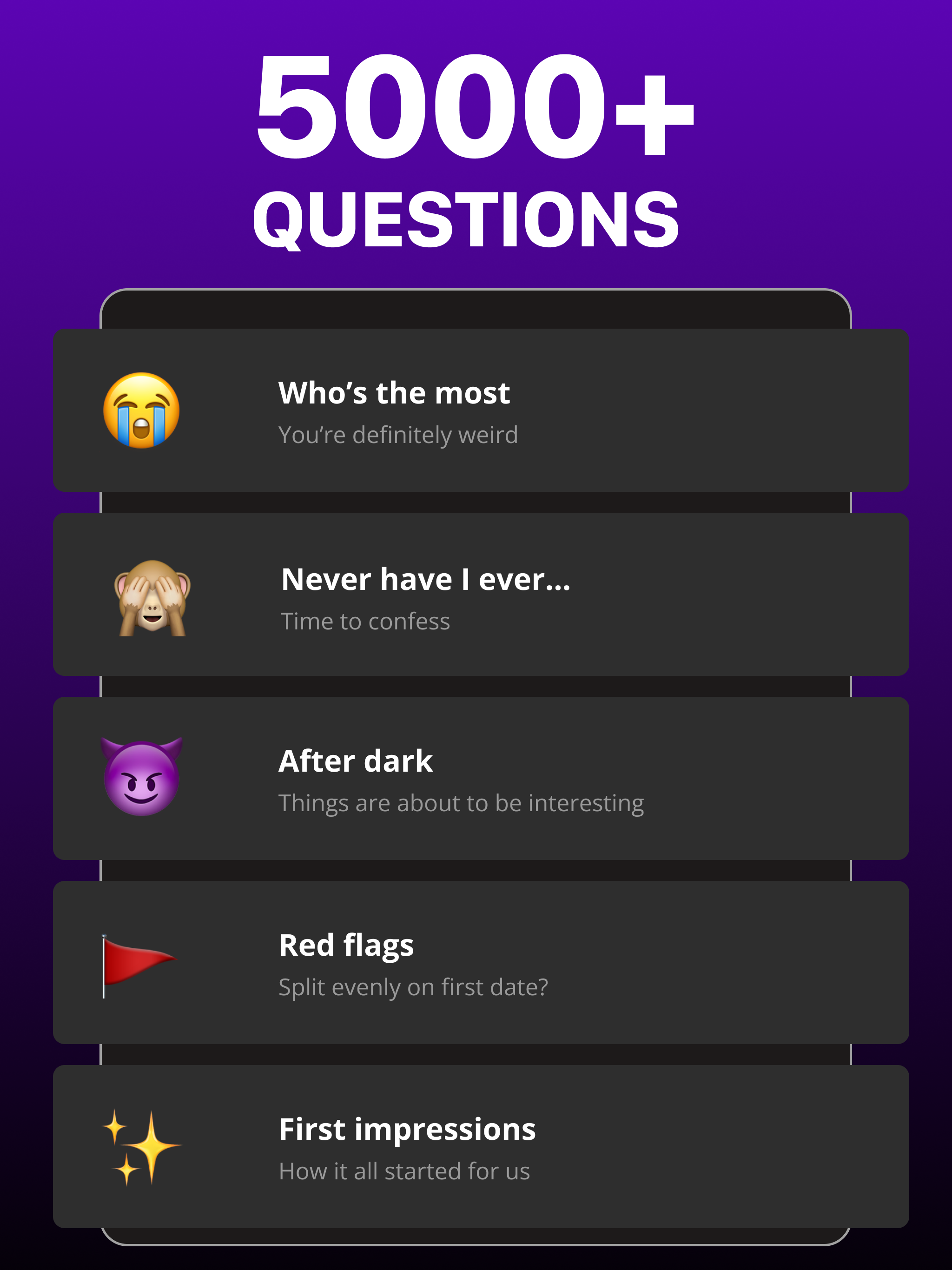 Spill It - Couples Questions screenshot 6