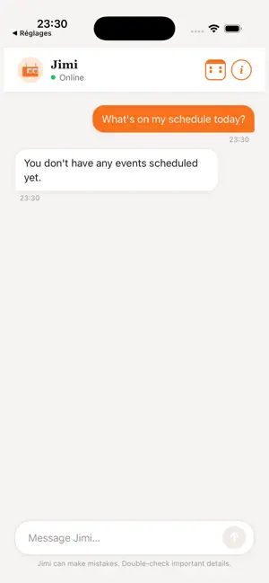 JIMI the chatbot screenshot 2