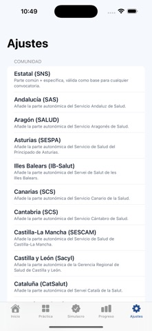 Fanal: Celador Exam Prep iPhone screenshot