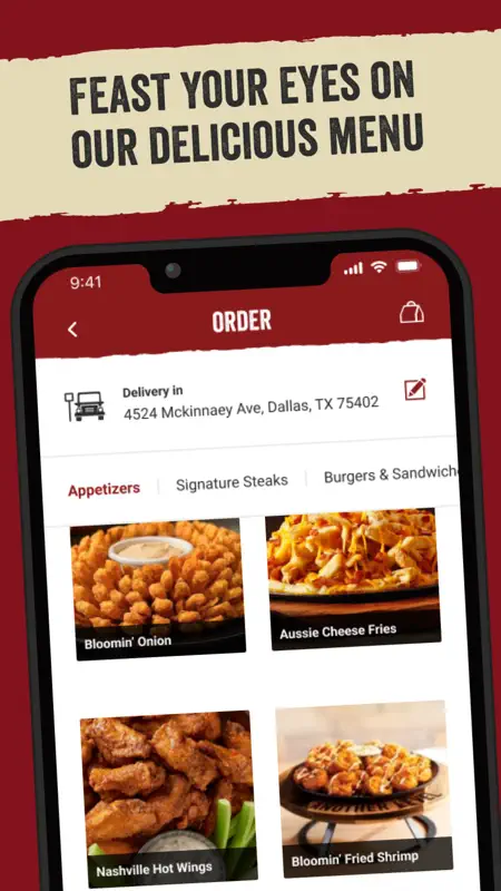 Outback Steakhouse screenshot 4 of 6