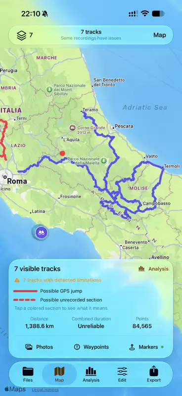 GPXplorer Pro screenshot 3 of 10