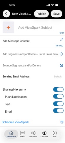 ViewSpark Fundraising Screenshot 2 of 3