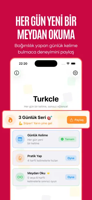 Turkcle: Türkçe Kelime Oyunu screenshot 3