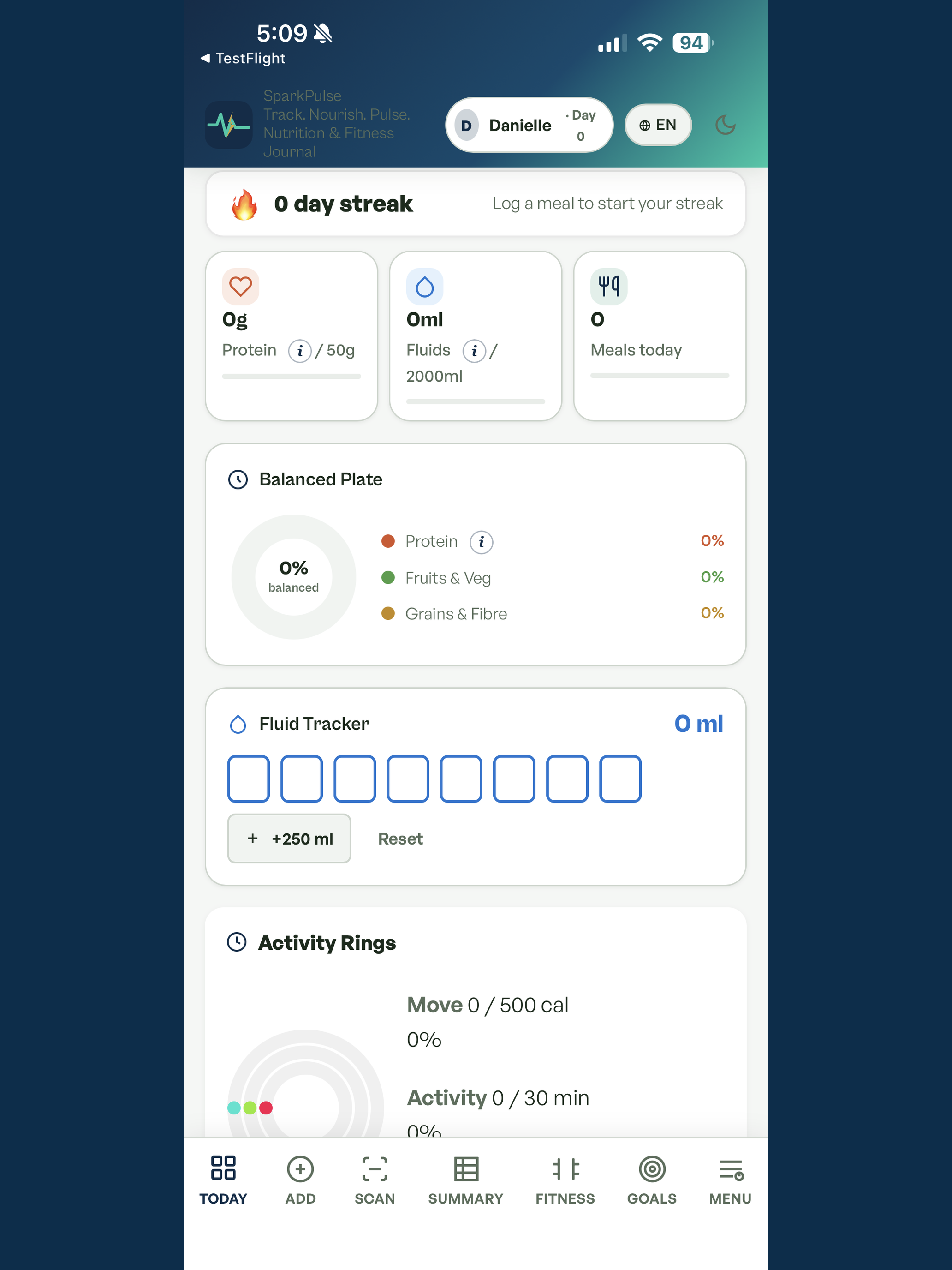 SparkPulse: AI Food & Fitness