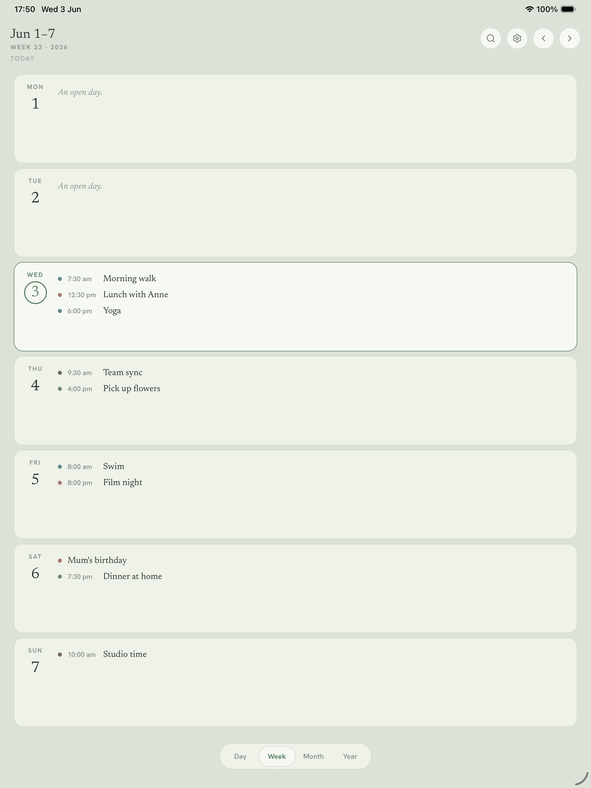 Daypages - Calm Calendar screenshot 13