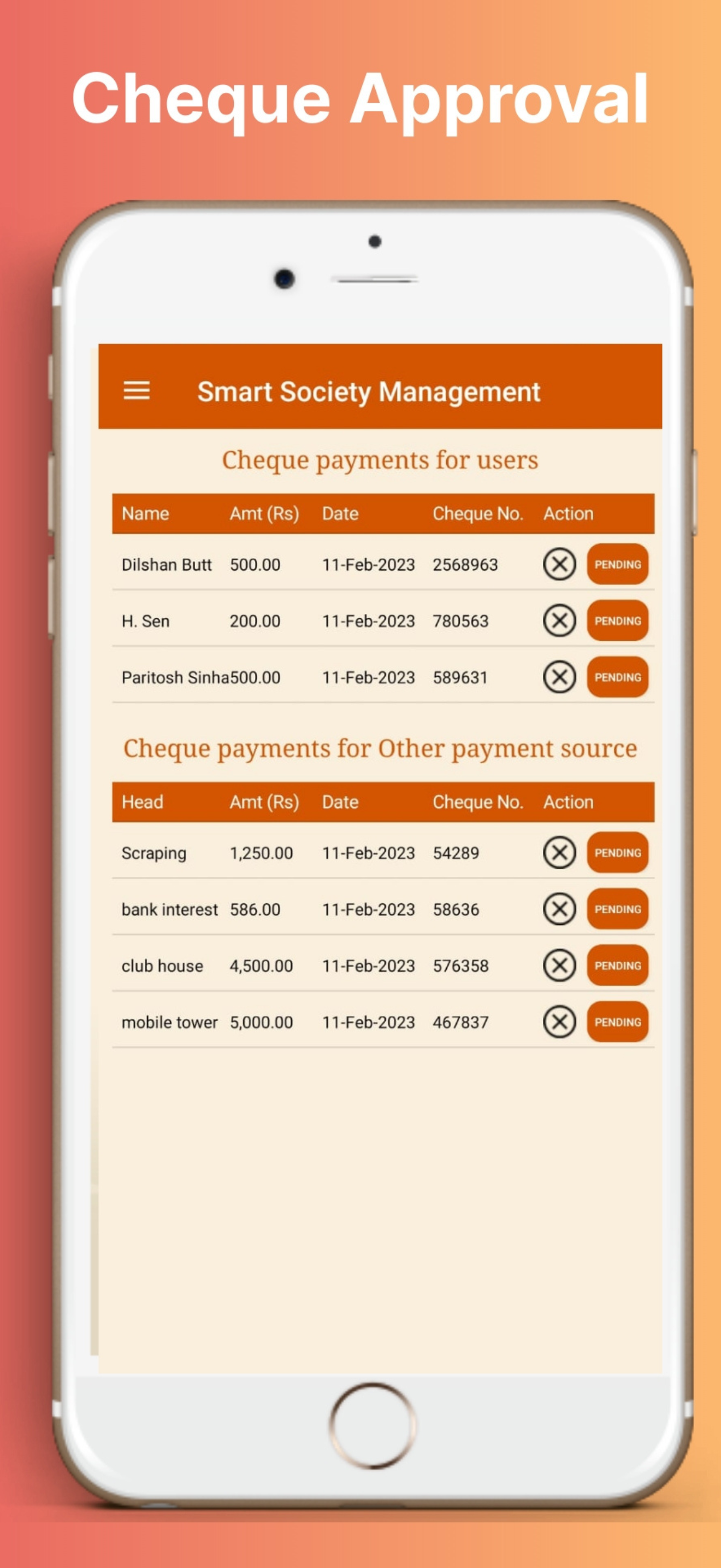 SmartKhata: Society Accounting
