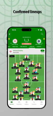 BeSoccer: Soccer Live Score iPhone screenshot