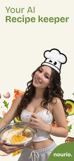 Nourio: AI Recipe from Video screenshot 1