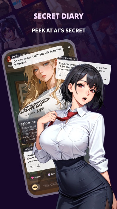 Saylo: AI Character Story Chat Screenshot