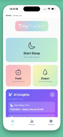TinyTracker : Newborn Tracker screenshot