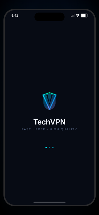 TechVPN - Fast & Secure VPN Screenshot 1 of 5