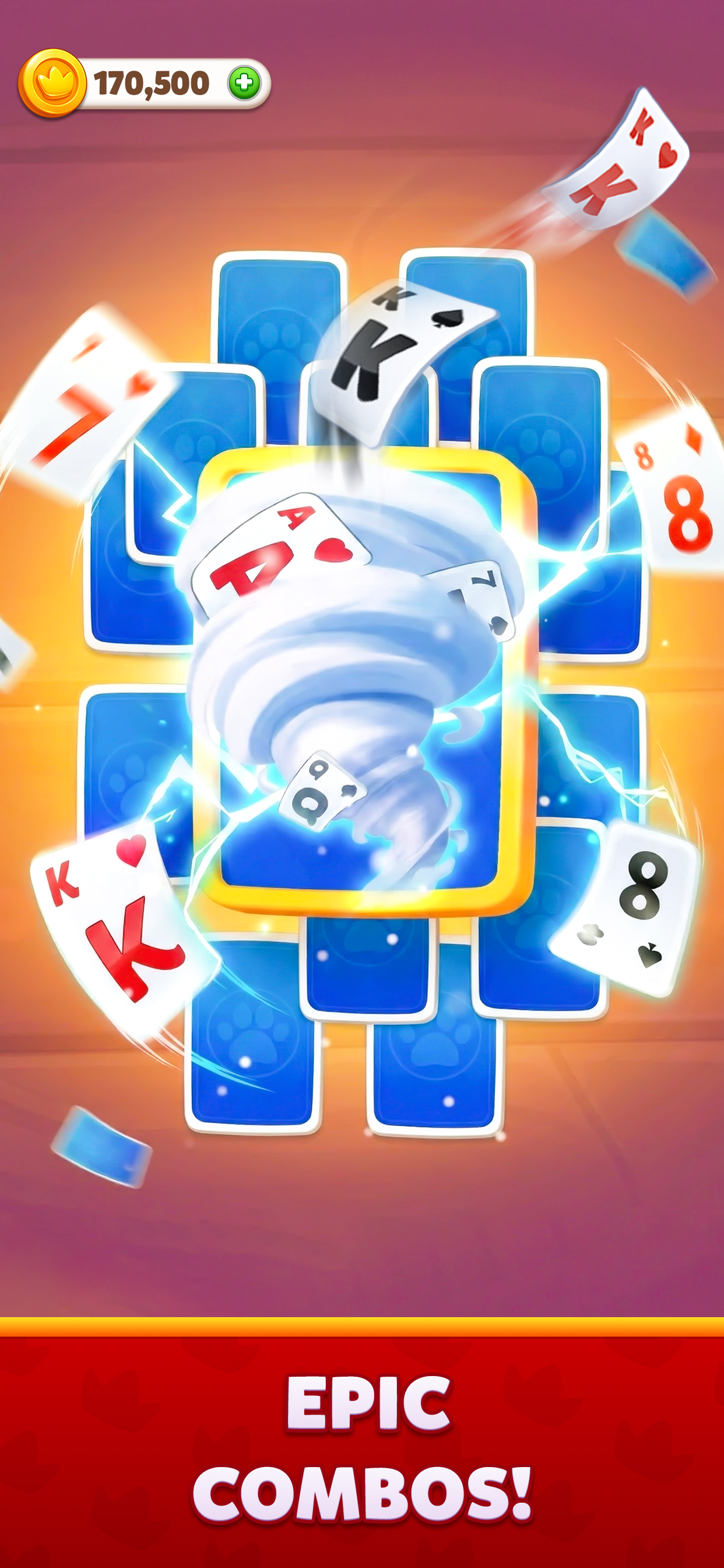 Royal Solitaire: TriPeaks Fun screenshot 3