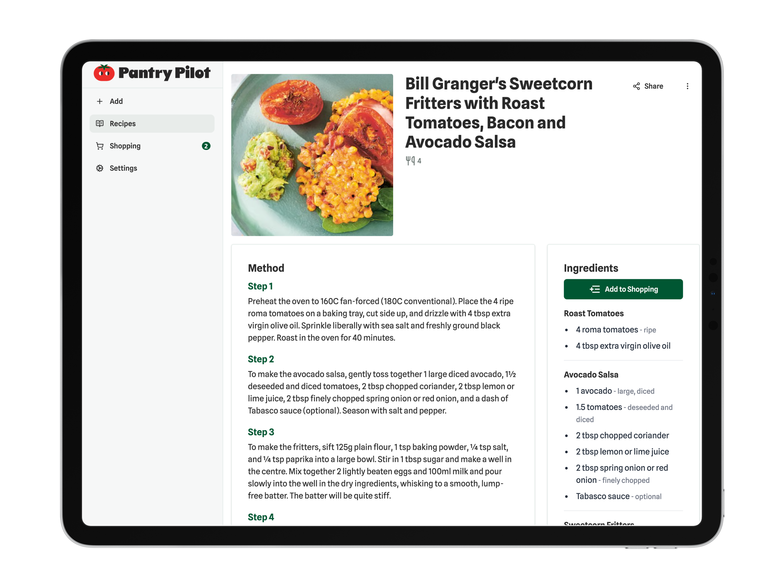 Pantry Pilot: Smart Recipes