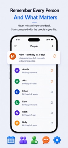 Reminda Ai: Shared Reminders iPhone screenshot