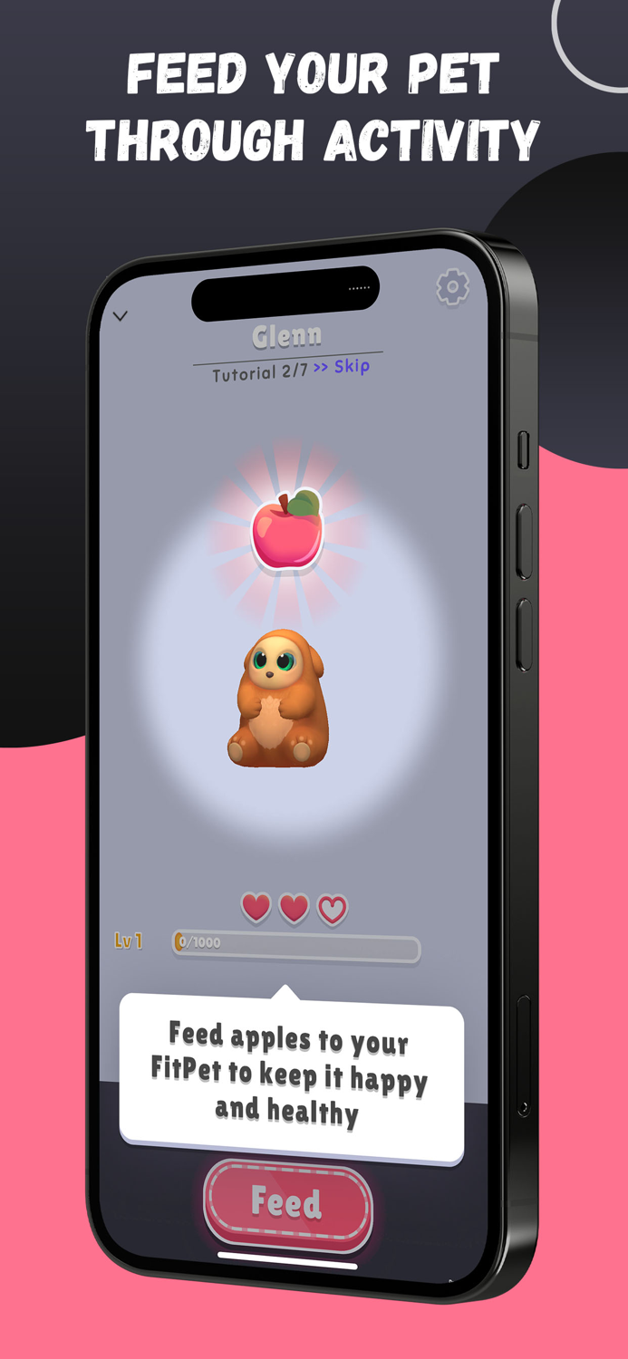 FitPets step  activity goals