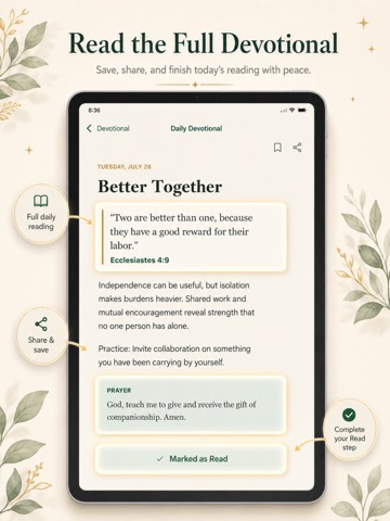 Bible Prayer & Devotional iPad screenshot