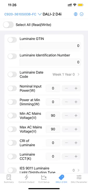 LEDGEAR NFC Configurator Setup screenshot 4