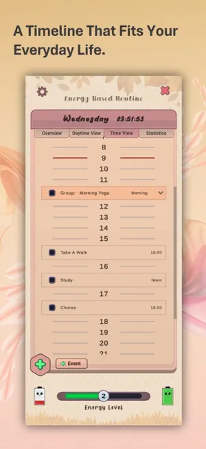 Energy-Based Routine screenshot 3