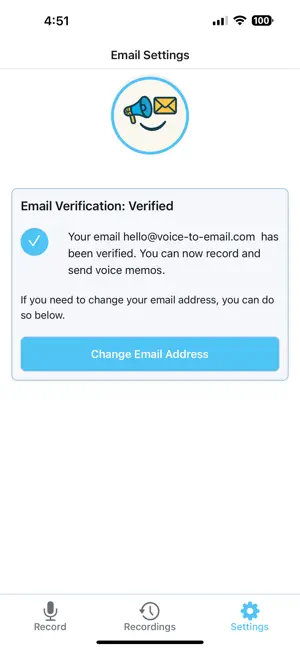 Voice-to-Email screenshot 3