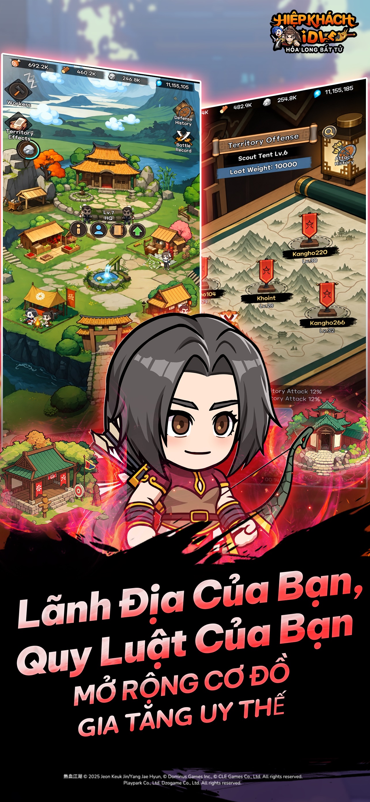 Screenshot 7 of Hiệp Khách Idle:Hỏa Long BấtTử