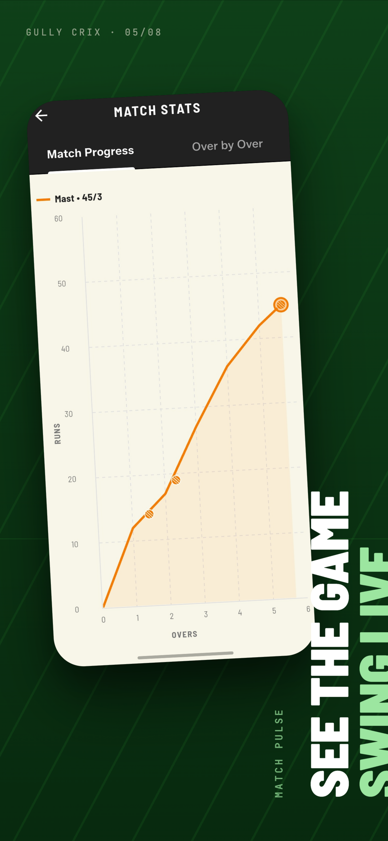 GULLY CRIX Cricket Scorer App