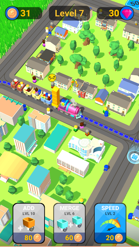 #1. Rail City: Idle game (iOS) Podle: MANKRIK DOO