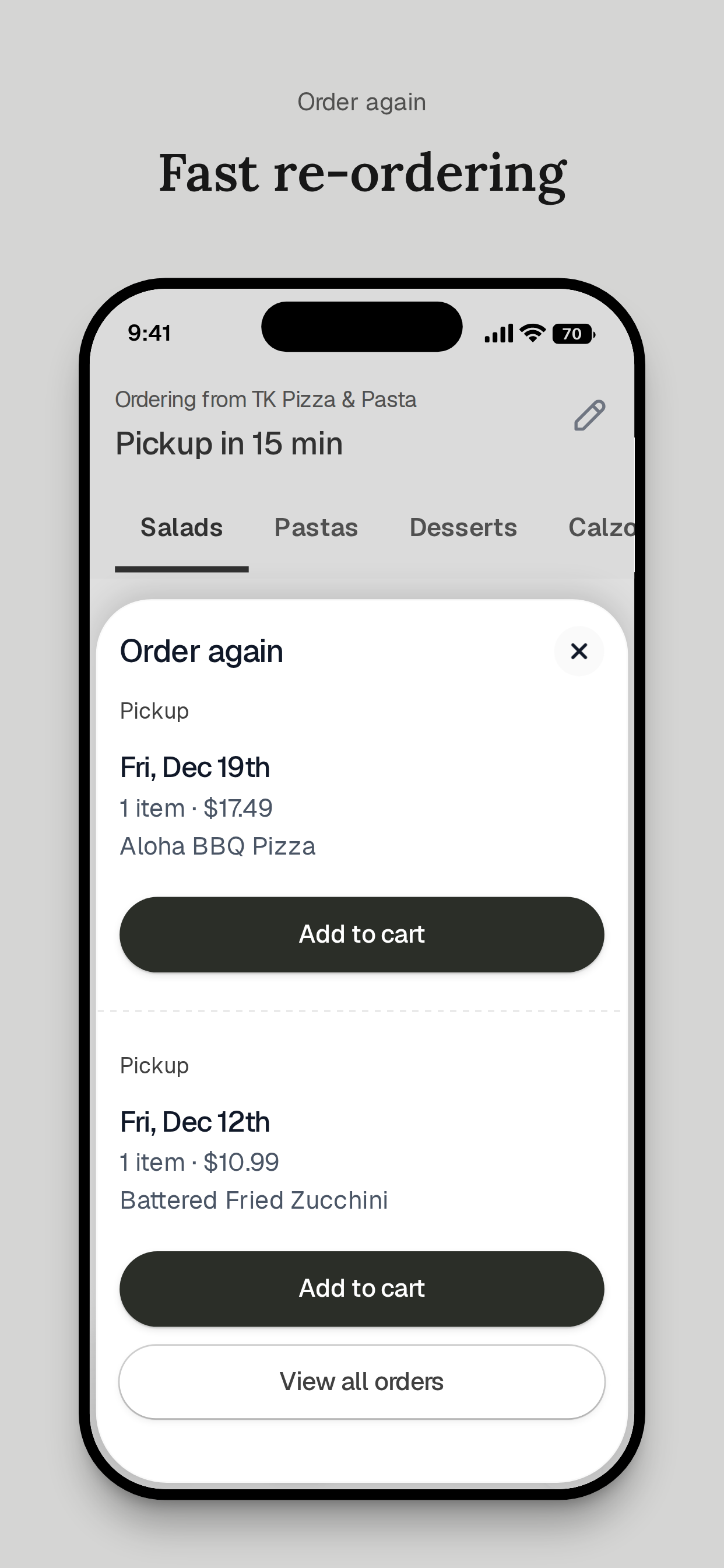 TK Pizza and Pasta screenshot 4