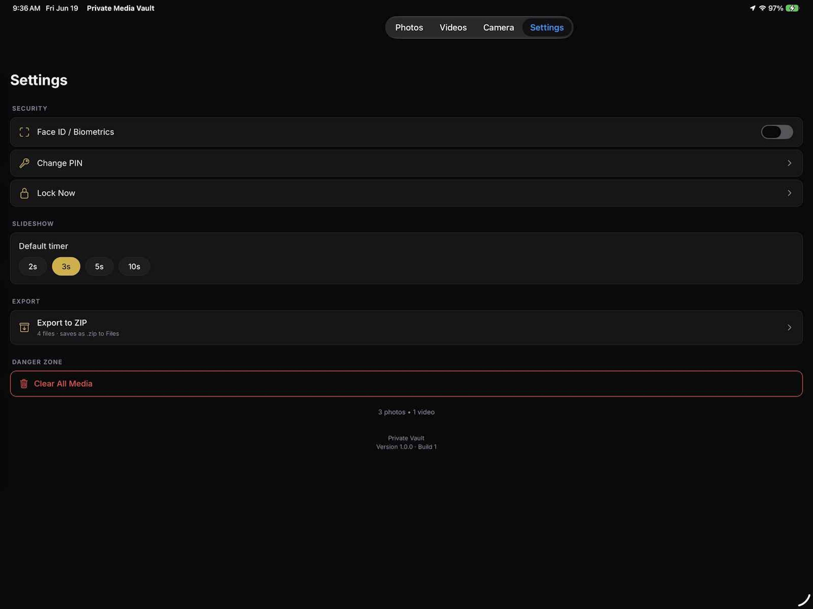 Priv Media Vault screenshot 5