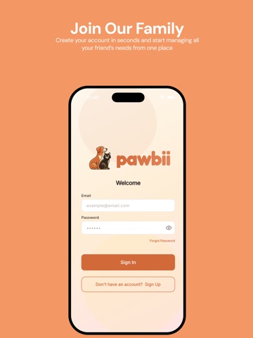 Pawbii iPad screenshot