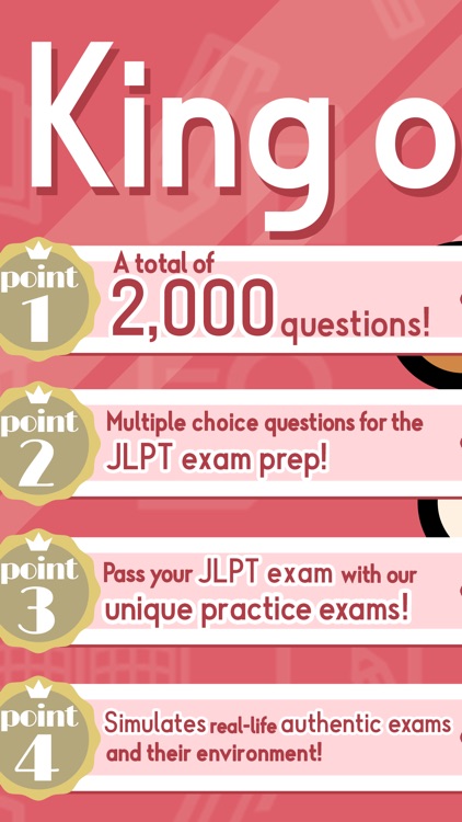 King of JLPT: N5-N1 Exam Prep