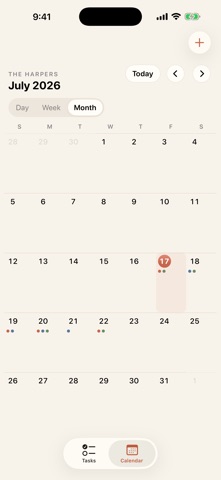 Family Shared Tasks: Todo List screenshot