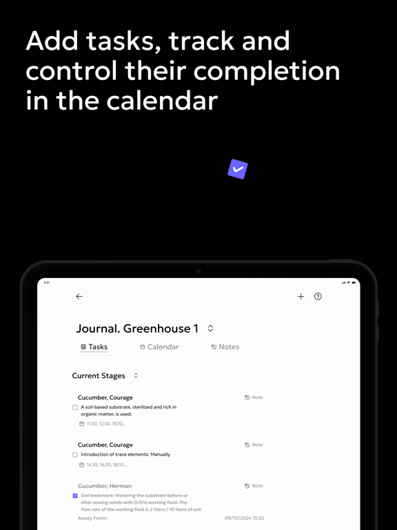 Gros.farm iPad screenshot 8 - Business app