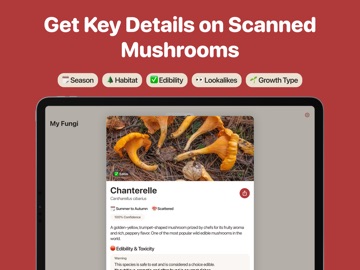 Mushroom Identifier: ShroomPic iPad screenshot