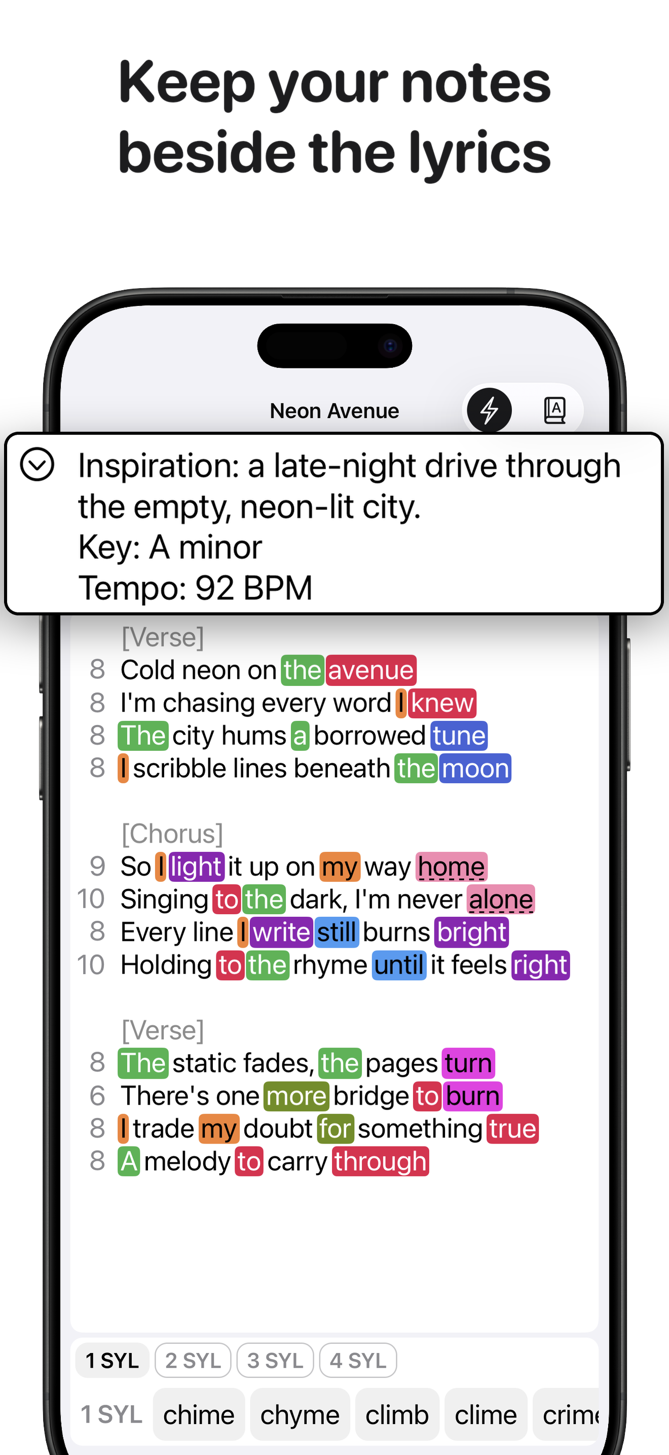Lyrcs: Write Lyrics Poetry Rap screenshot 7