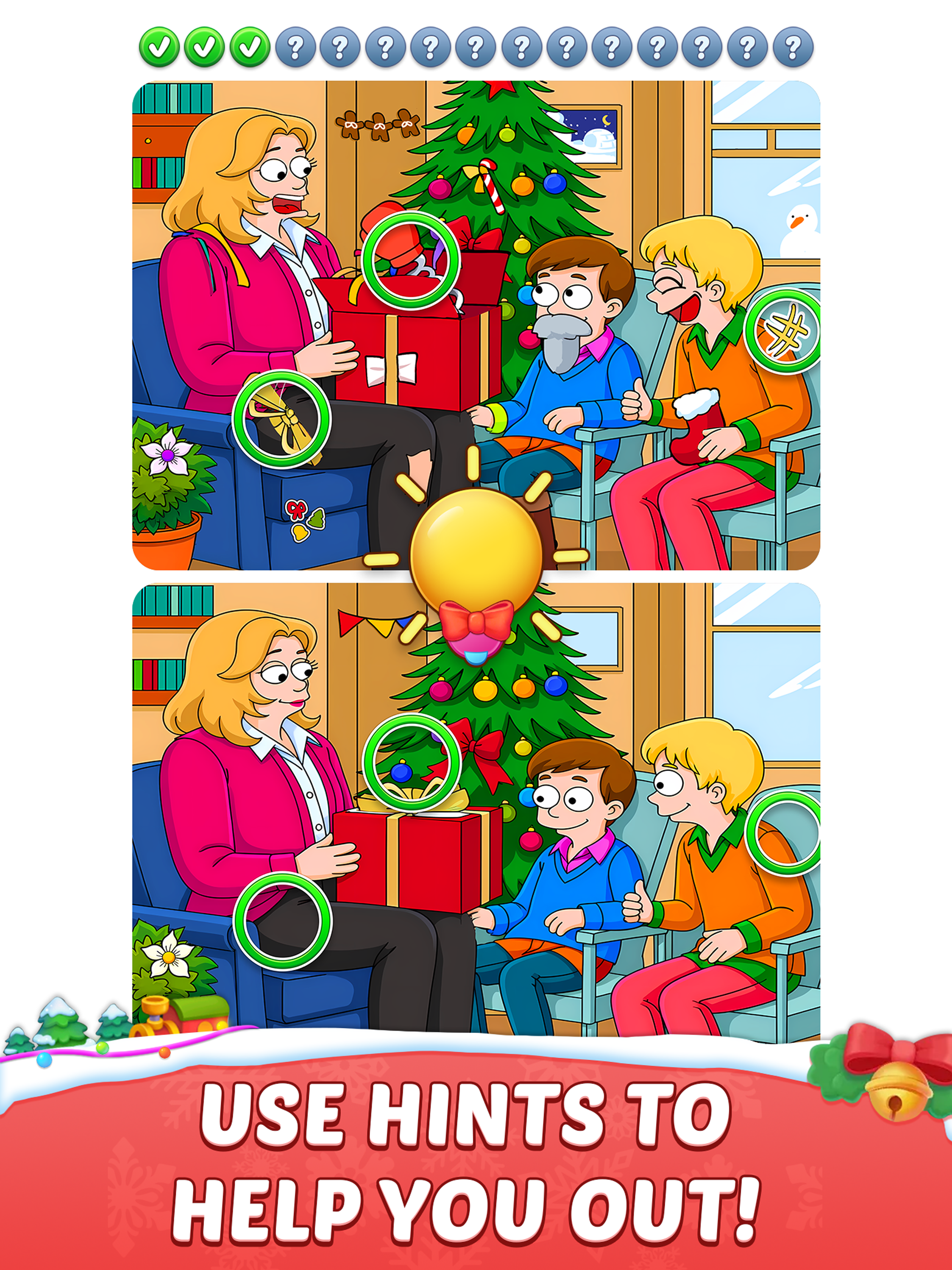 Christmas Find Differences
