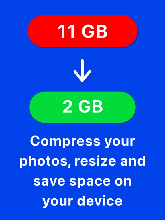 Photo Resizer & Compressor iPad screenshot 9 - Photo & Video app