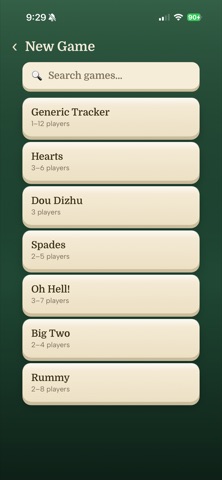 Tallyo: Card Game Scorekeeper screenshot 1